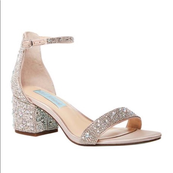 betsey johnson rhinestone shoes